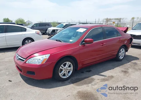 2007 Honda Accord 2.4 Se из США, поврежденный, VIN 1HGCM56327A203963